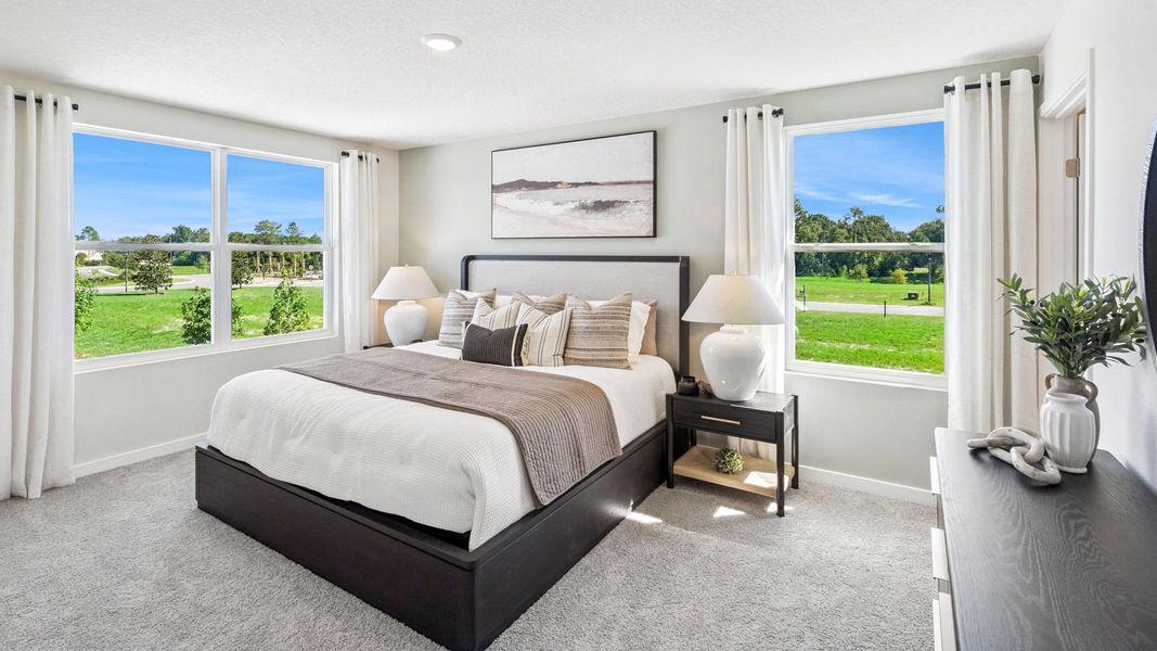Furnished interior view inside a new home in Sandalwood, New Smyrna Beach (Image 9).