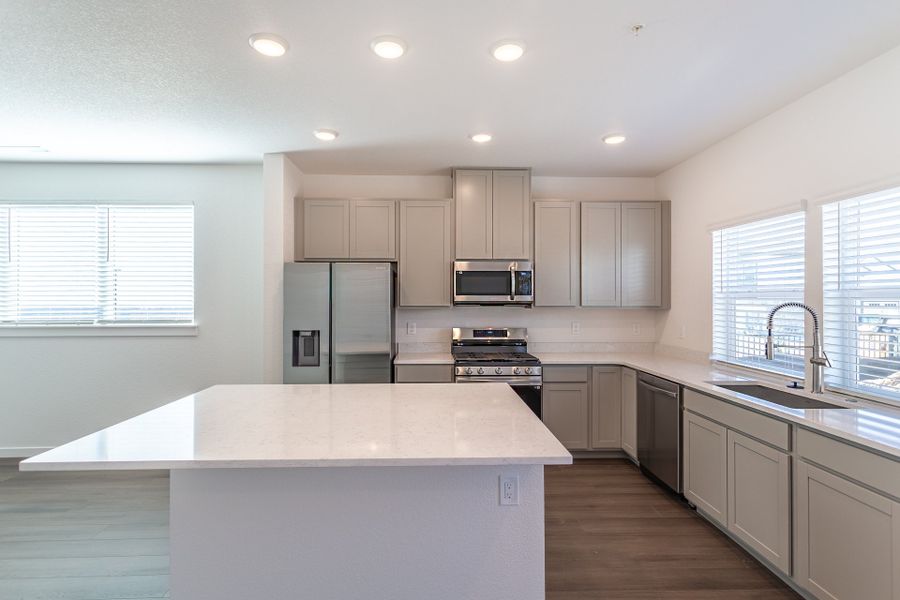Representative furnished interior of a home built from the Conrad by Lokal Homes in The Vistas at West Mesa, Colorado Springs (Image 4).