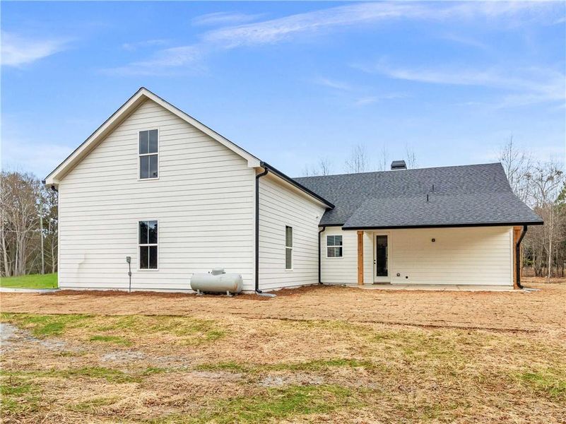 Exterior details and patio area of a home in , Mansfield (Image 22).
