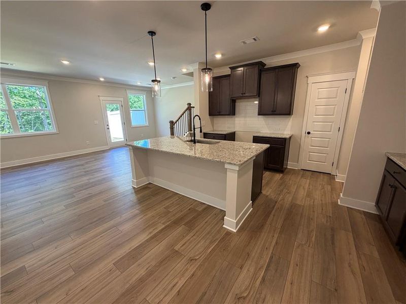 Furnished interior view inside a new home in Millstone at Mundy Mill, Gainesville (Image 8).