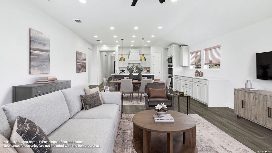 Furnished interior view inside a new home in The Dominion, San Antonio (Image 11).