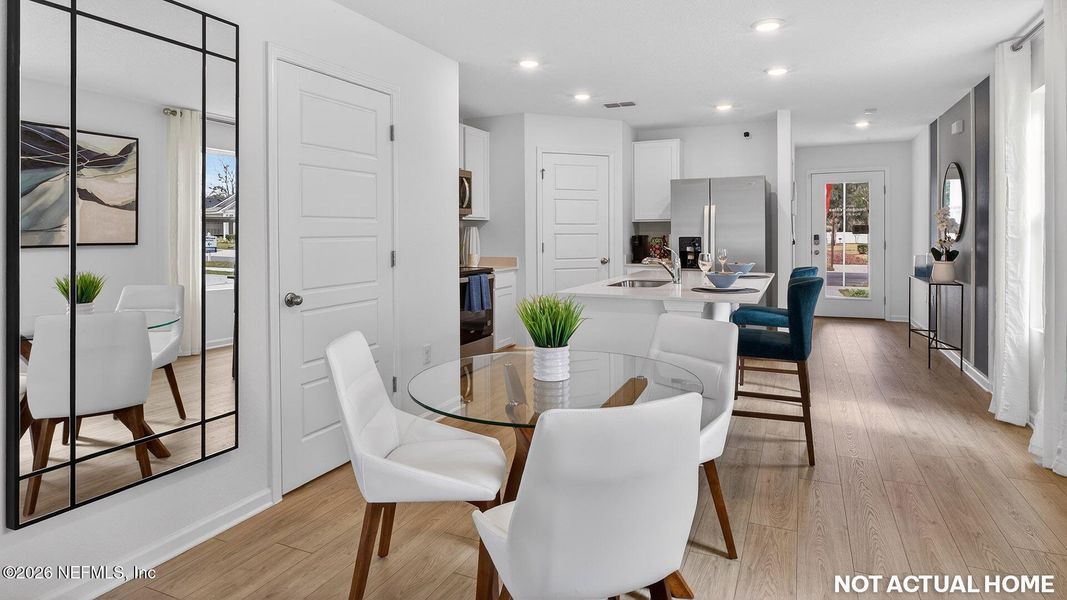 Furnished interior view inside a new home in Irongate Villas, Jacksonville (Image 19).