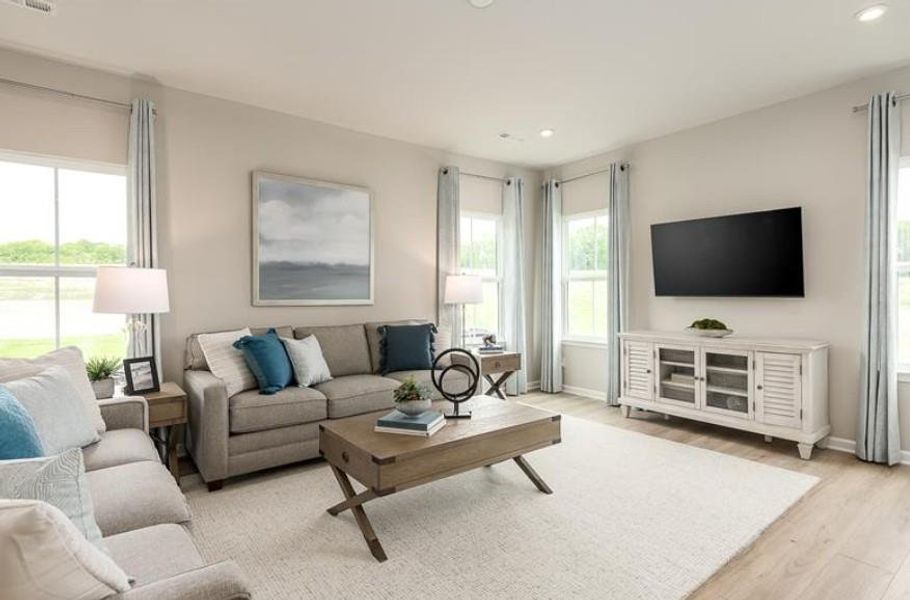Furnished interior view inside a new home in Heritage Grove, Calhoun (Image 8).