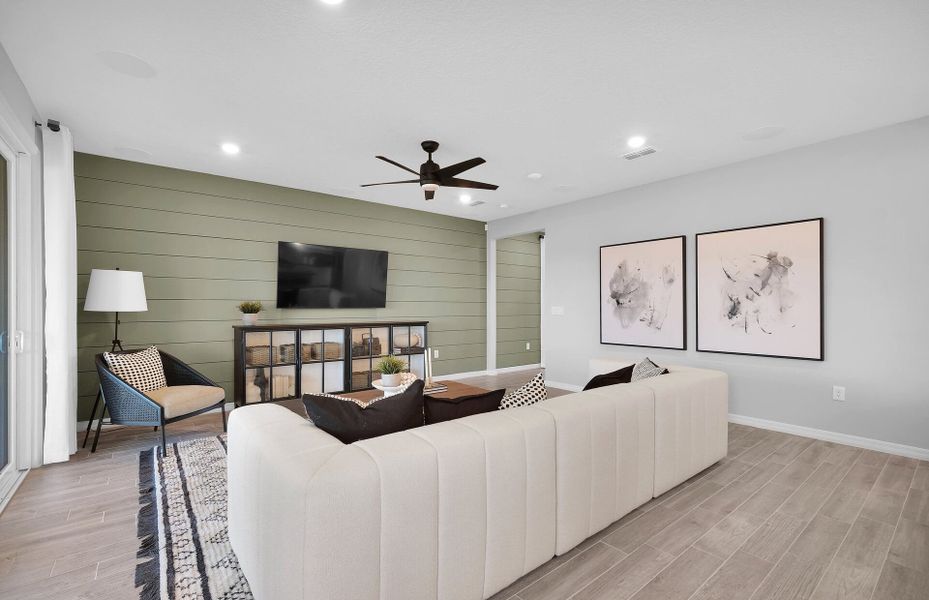 Representative furnished interior of a home built from the Trailside by Pulte Homes in Murray Farms, Middleburg (Image 7).