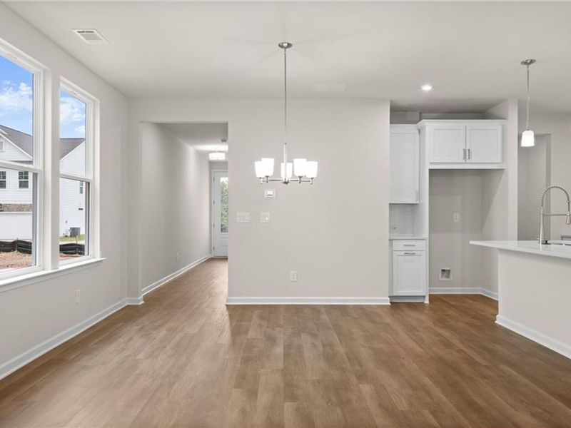 Spacious, unfurnished interior of a new home in The Village at Shallowford, Kennesaw (Image 18).