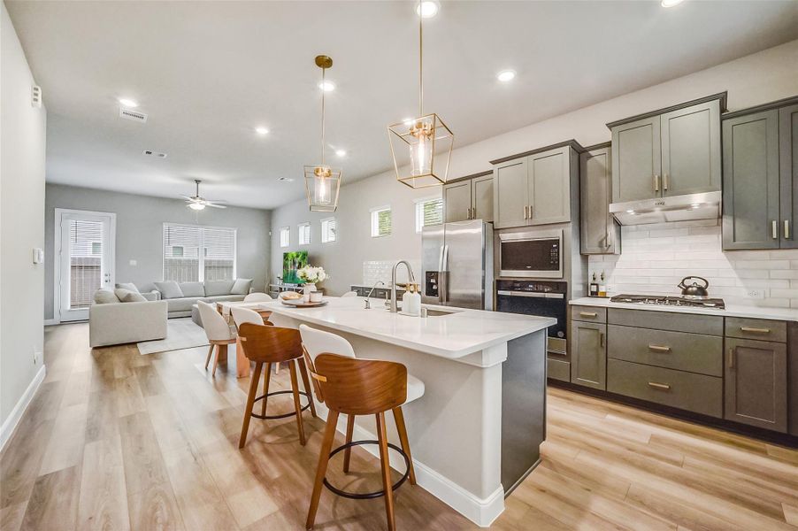 Furnished interior view inside a new home in , Houston (Image 5).