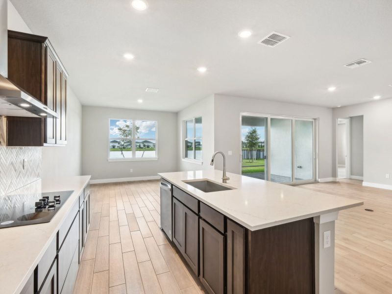 Kitchen in the Jade floorplan at 6358 Sweetwood Drive