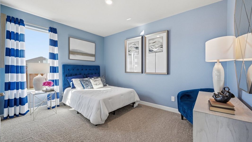 Furnished interior view inside a new home in Bluestem, Rhome (Image 35).