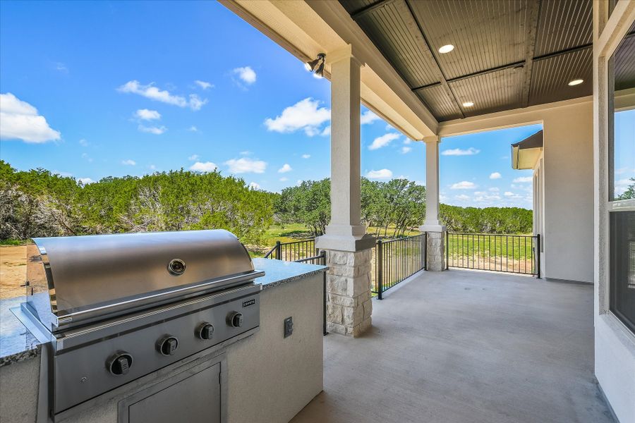 Representative exterior details of a home built from the Siena III by Giddens Homes in Clearwater Ranch, Liberty Hill (Image 88).