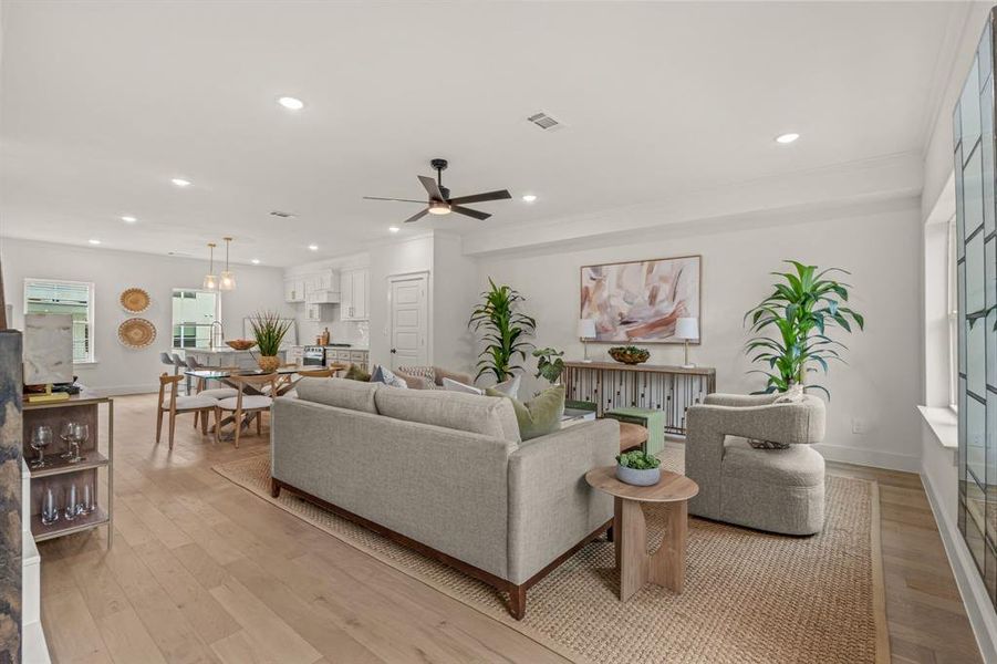 Furnished interior view inside a new home in , Fort Worth (Image 15).