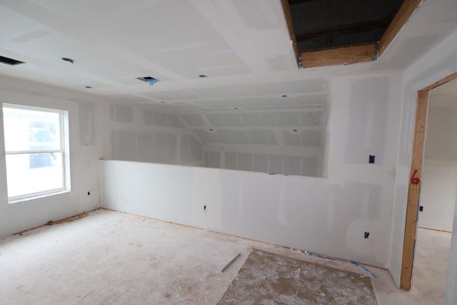 In-progress construction of a new home in The Grand Prairie 40’, Hockley, TX (Image 18).