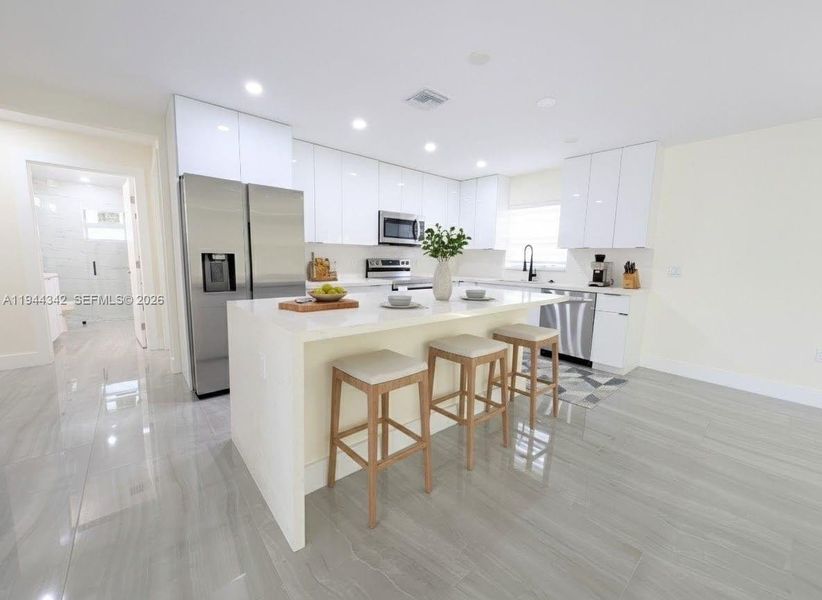 Furnished interior view inside a new home in , Lehigh Acres (Image 15).