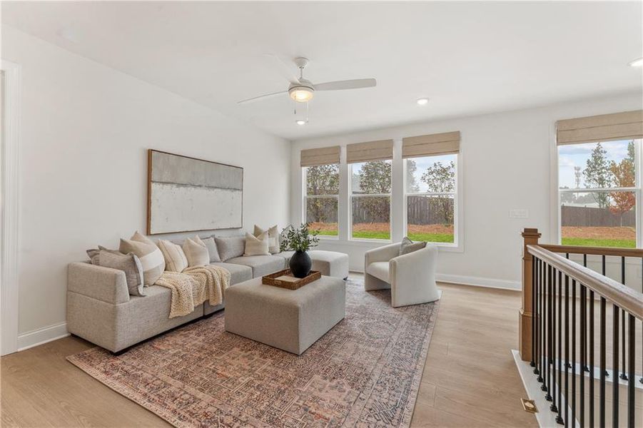 Furnished interior view inside a new home in , Canton (Image 16).