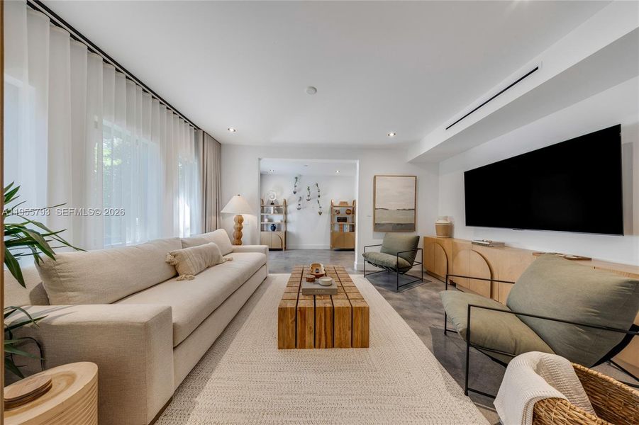 Furnished interior view inside a new home in , Miami (Image 10).