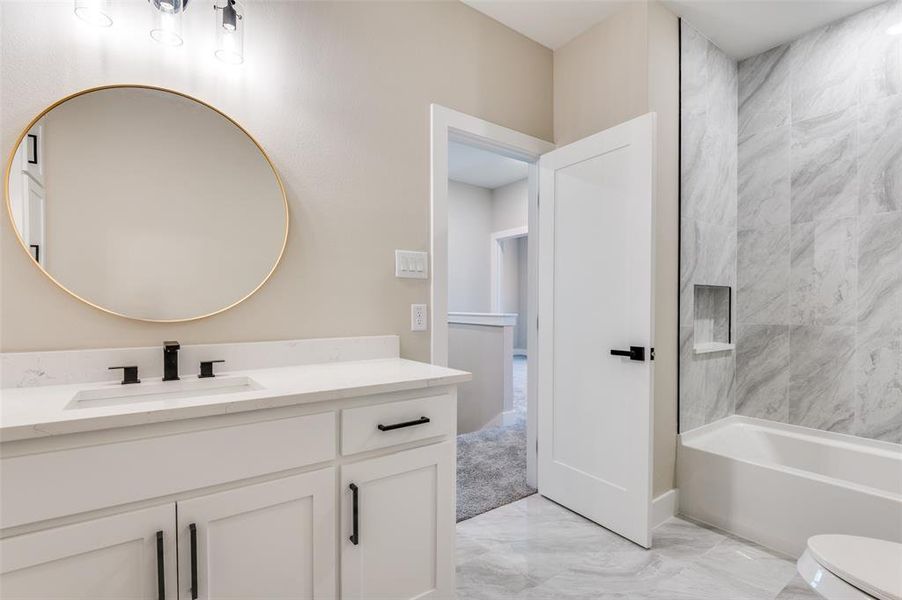 Guest bath and custom tile Guest bath and custom tile