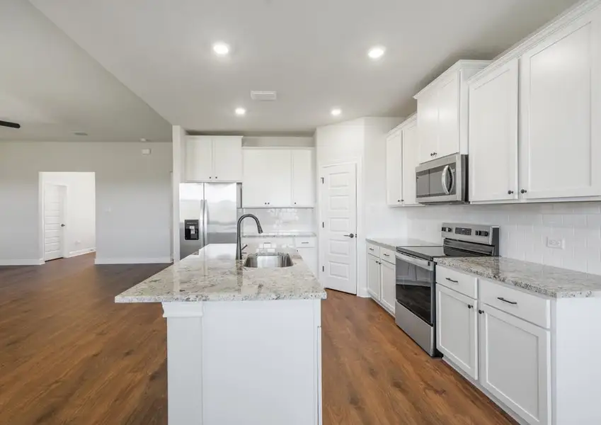 Chef-ready kitchen with granite countertops