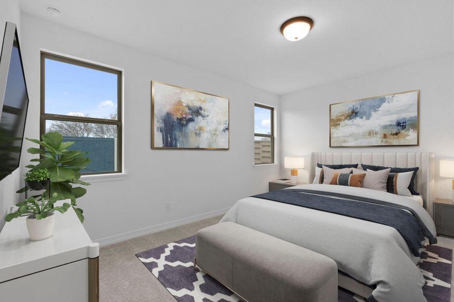 Furnished interior view inside a new home in Austin Point, Richmond (Image 6).