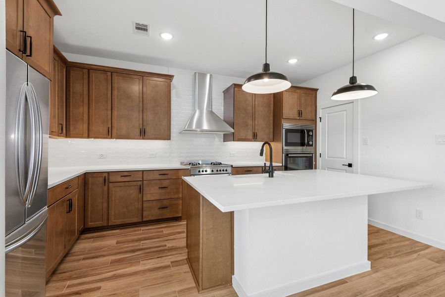 Furnished interior view inside a new home in Harvest Pointe, Needville (Image 11).