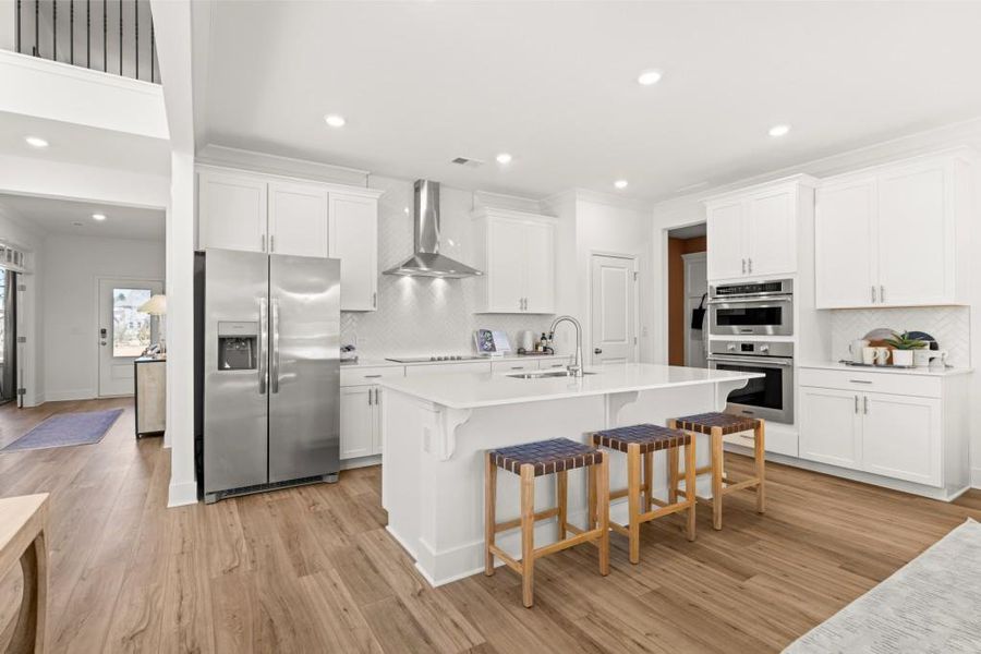 Furnished interior in a model home at Wellington Estates in Madison (Image 12).