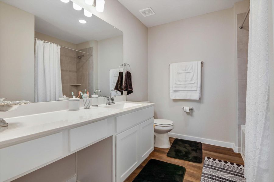 Furnished interior view inside a new home in Marvida, Cypress (Image 5).