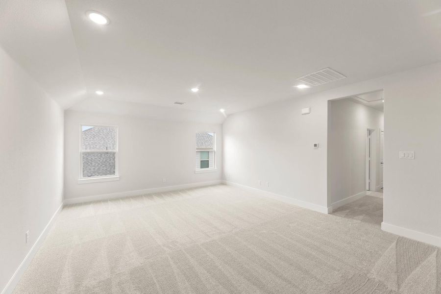 Spacious, unfurnished interior of a new home in View at the Reserve, Mansfield (Image 25). Spacious, unfurnished interior of a new home in View at the Reserve, Mansfield (Image 25).