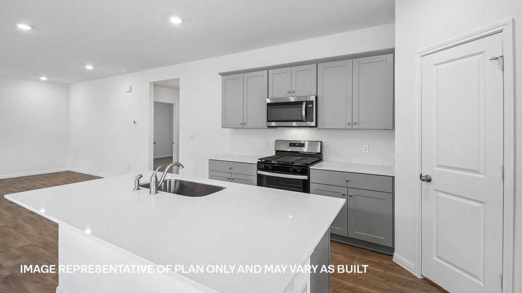 Furnished interior view inside a new home in Southgrove, Kyle (Image 7).