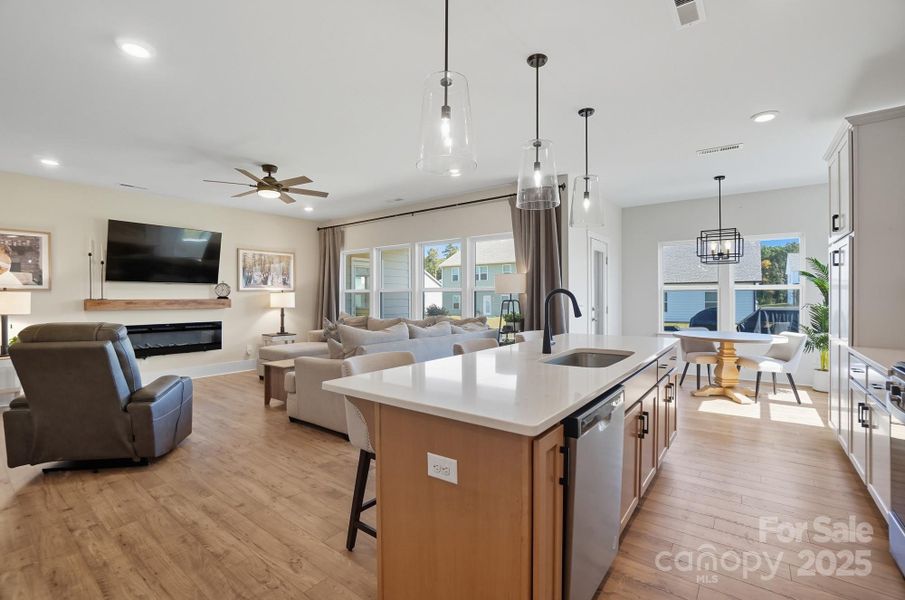 Furnished interior view inside a new home in , Monroe (Image 7).