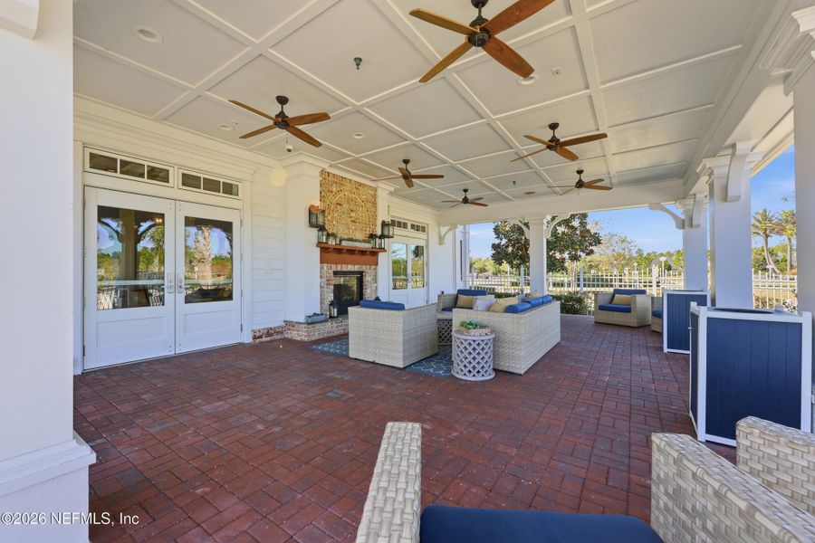 Exterior details and patio area of a home in , St. Augustine (Image 3). Exterior details and patio area of a home in , St. Augustine (Image 3).