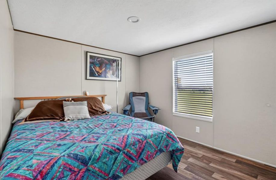 bedroom with exterior peaceful view bedroom with exterior peaceful view