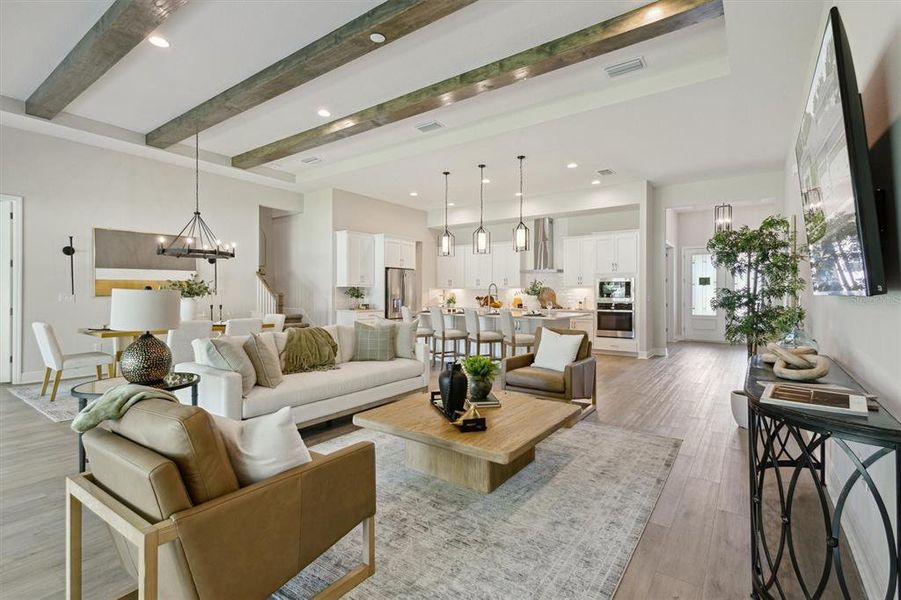 Furnished interior view inside a new home in Crestwood Estates, Valrico (Image 9). Furnished interior view inside a new home in Crestwood Estates, Valrico (Image 9).