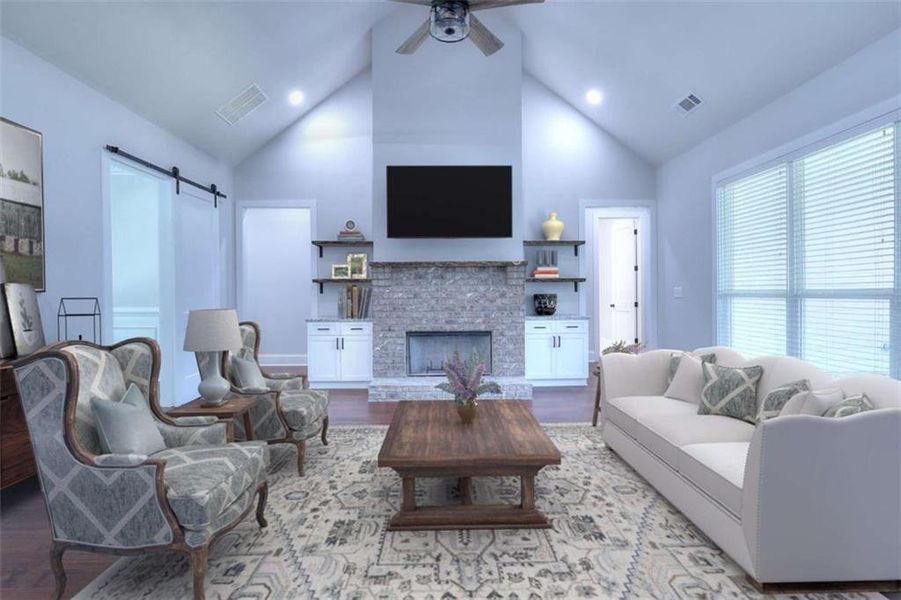 Furnished interior view inside a new home in , Monroe (Image 33). Furnished interior view inside a new home in , Monroe (Image 33).