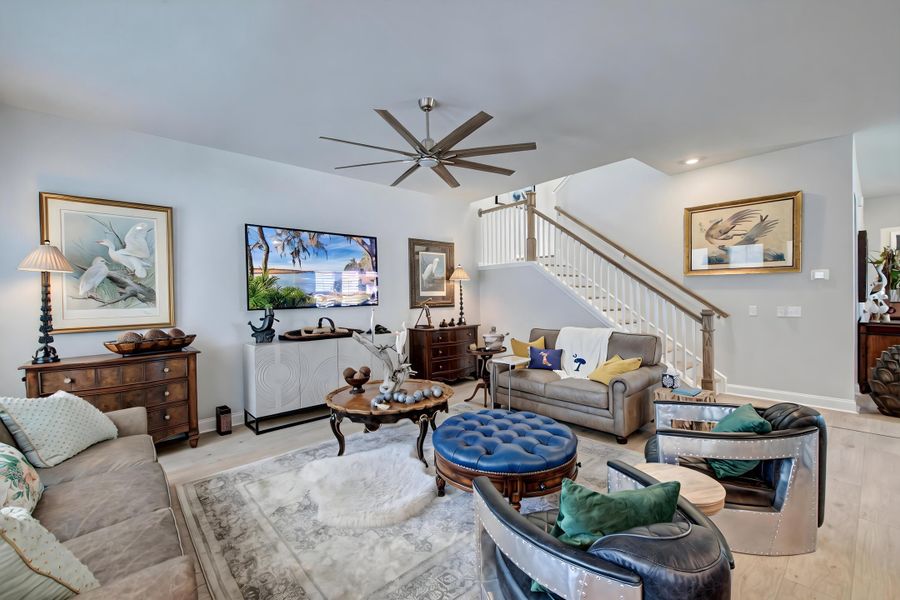 Furnished interior view inside a new home in Heron's Walk at Summers Corner, Summerville (Image 39).
