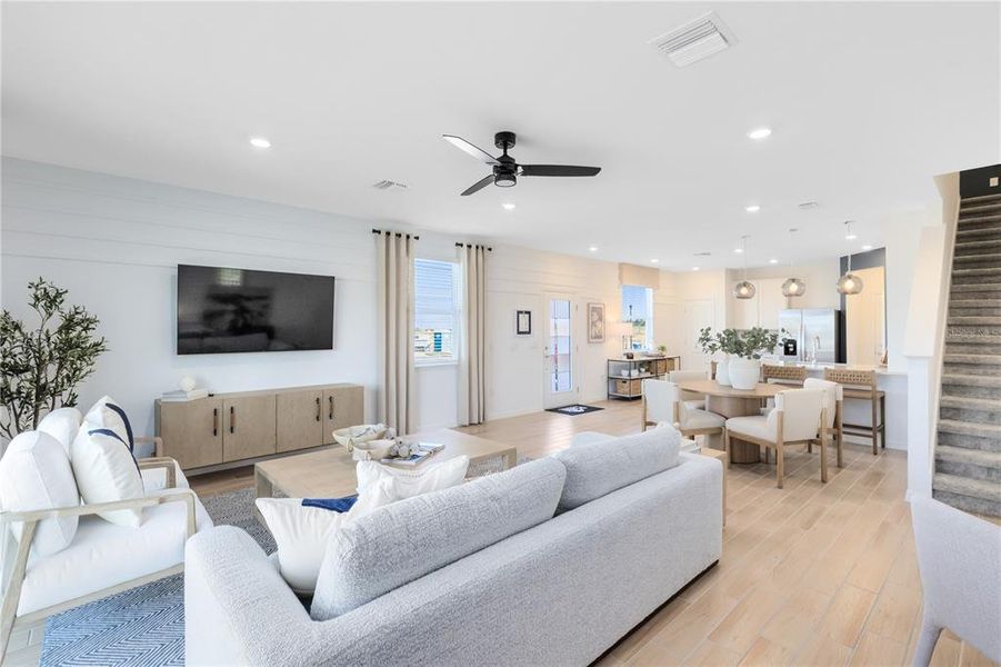 Furnished interior view inside a new home in , Davenport (Image 15).