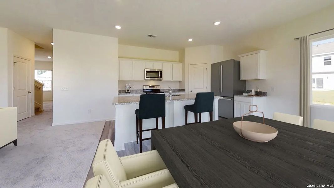 Furnished interior view inside a new home in Cordova Trails, Seguin (Image 8). Furnished interior view inside a new home in Cordova Trails, Seguin (Image 8).