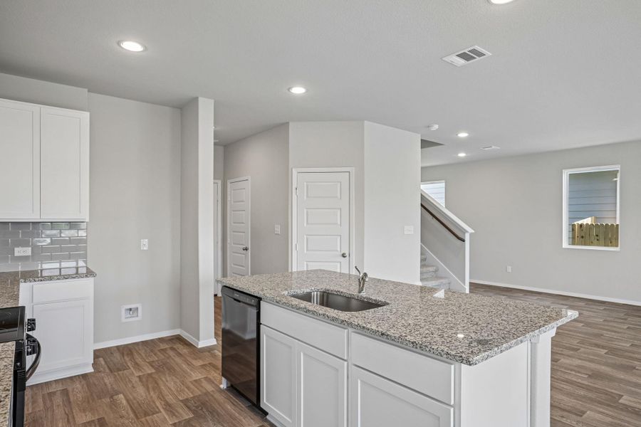 Furnished interior view inside a new home in Edgebrooke, Pflugerville (Image 6).