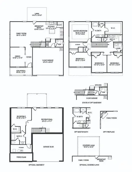 2D floor plan layout of this home in Northlake, Statesville, NC (Image 4).