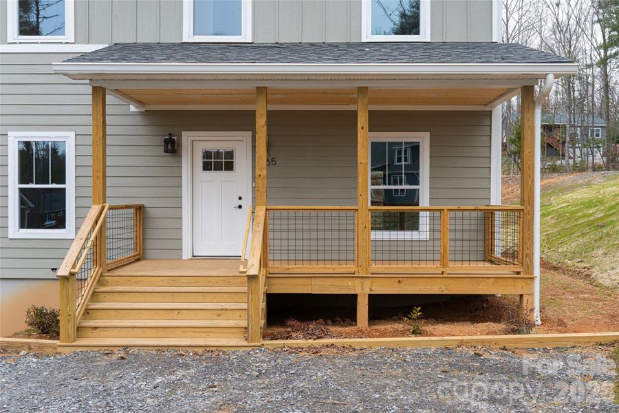 Exterior details and patio area of a home in , Fairview (Image 26).