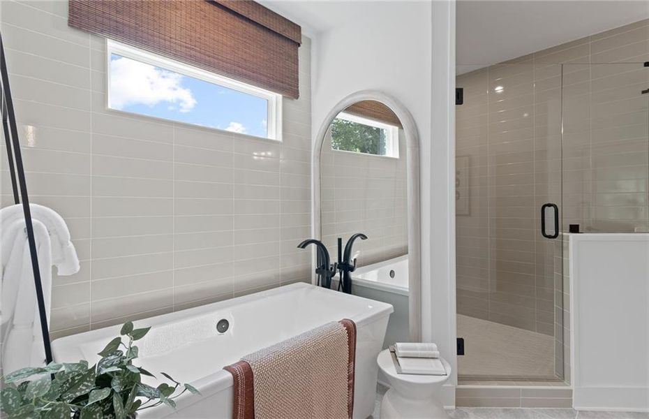Furnished interior view inside a new home in Silverwood, Cumming (Image 29).