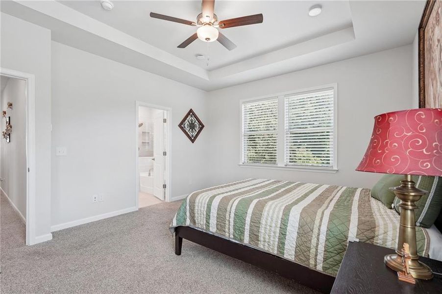 Furnished interior view inside a new home in Haley Station, Canton (Image 38).