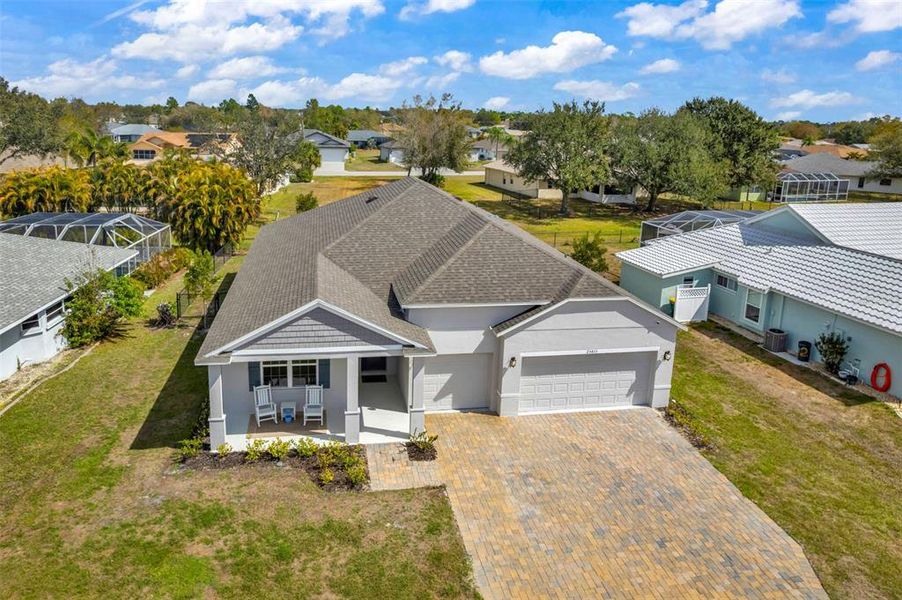 Front exterior of a new home in , Punta Gorda, FL, highlighting curb appeal (Image 28).