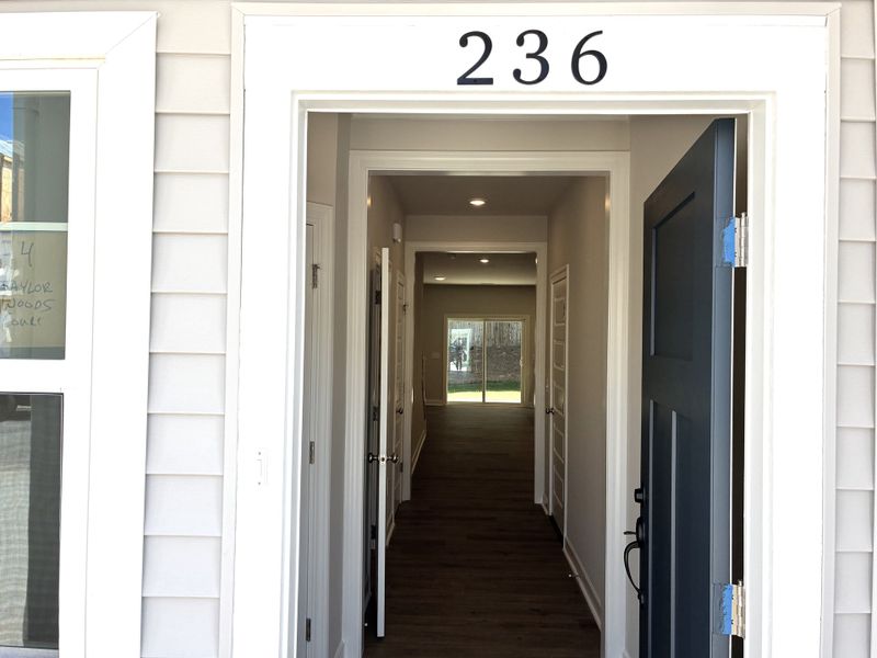 Front exterior of a new home in Miller Park, Greenville, SC, highlighting curb appeal (Image 2).