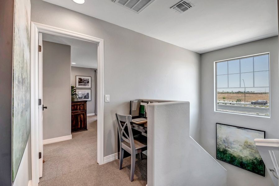 Furnished interior view inside a new home in Ironwood Villages at North Creek, Queen Creek (Image 26).