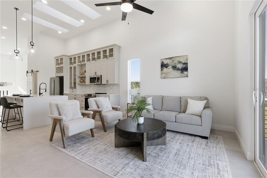 Furnished interior view inside a new home in , New Port Richey (Image 45).