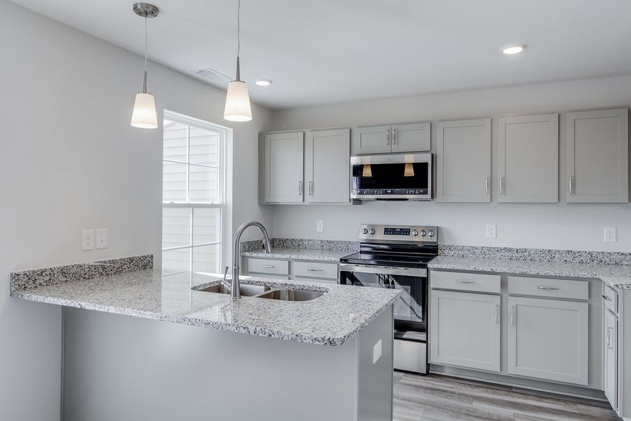Furnished interior view inside a new home in Astoria, Columbia (Image 7).