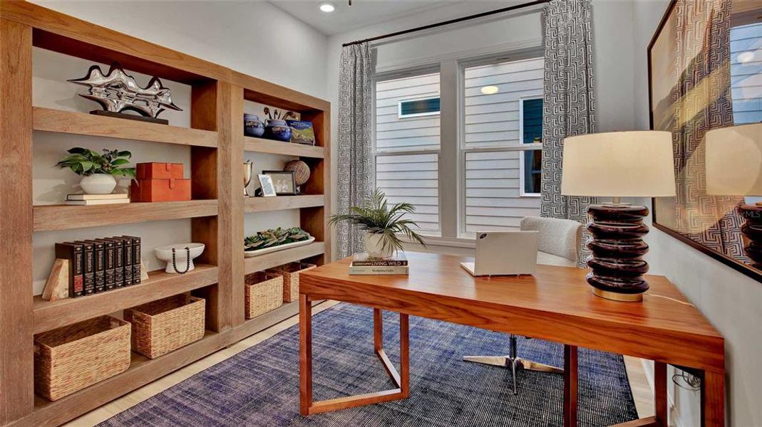Furnished interior view inside a new home in , Deland (Image 37).