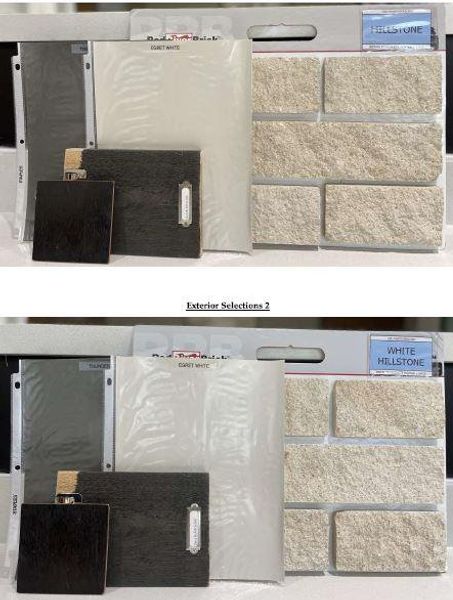 Exterior Design Selections - Representative Photo