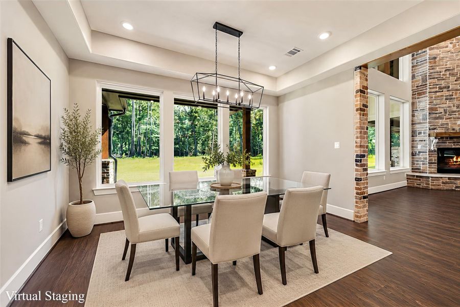 Furnished interior view inside a new home in , Huntsville (Image 34). Furnished interior view inside a new home in , Huntsville (Image 34).