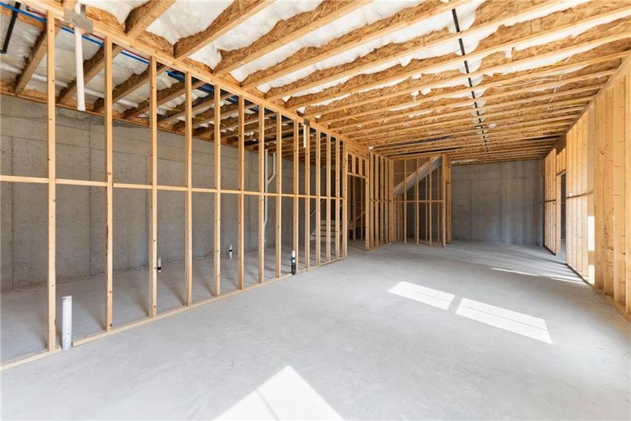 In-progress construction of a new home in , Gainesville, GA (Image 45).