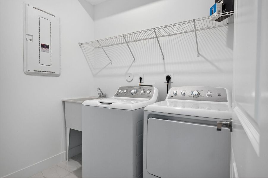 Furnished interior view inside a new home in , Davie (Image 9).