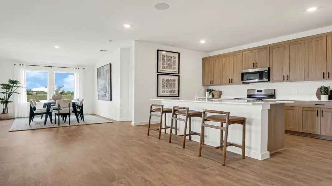 Furnished interior view inside a new home in Blue Heron Estates, Beasley (Image 4).